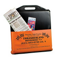 Square Vinyl Stadium Seat Cushion w/ Pouch Pocket (14"x14"x2")